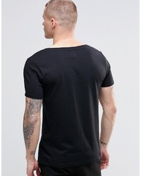 Asos Brand T Shirt With Deep Scoop Neck