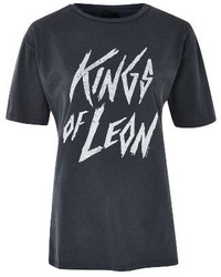 Topshop By And Finally Kings Of Leon Back Slash Tee