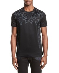 Versace Collection Flocked Baroque T Shirt