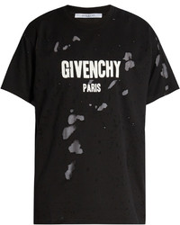 Givenchy Columbian Fit Distressed T Shirt