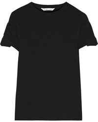 Helmut Lang Cotton Jersey T Shirt Black