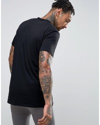 Lacoste Crew T Shirt 2 Pack Slim Fit Black