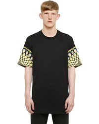 Givenchy Cuban Fit Peacock Cotton Jersey T Shirt