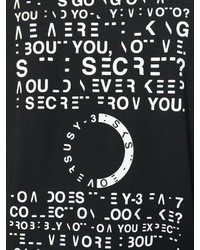 Y-3 Distorted Text T Shirt