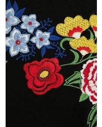 Mango Embroidered Flowers T Shirt