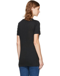 Etoile Isabel Marant Isabel Marant Etoile Black Linen Kilian T Shirt