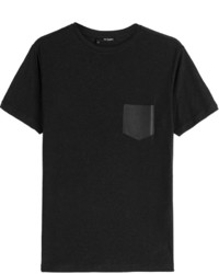 The Kooples Jersey T Shirt With Breast Pocket