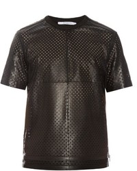 Givenchy Laser Cut Leather T Shirt