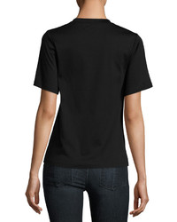 Isabel Marant Loop Short Sleeve T Shirt Black