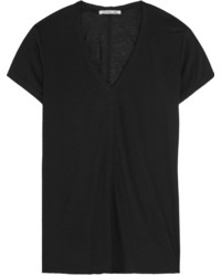 Helmut Lang Micro Modal Blend Jersey T Shirt Black