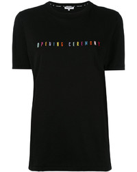 Opening Ceremony Multicoloured Embroidered Logo T Shirt
