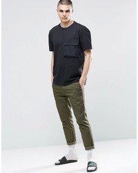 adidas Originals Blkwvn T Shirt In Boxy Fit With Pocket Bq3531