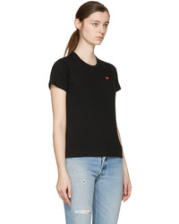 Comme des Garcons Play Black Small Heart T Shirt