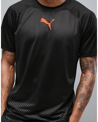 Puma Running Vent Short Sleeved T Shirt In Black 51458001