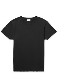 Saint Laurent Slim Fit Cotton Jersey T Shirt