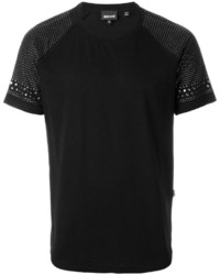 Just Cavalli Studded Sleeve T Shirt