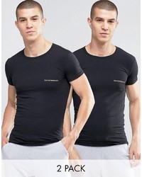 Emporio Armani T Shirt In Extreme Muscle Fit 2 Pack
