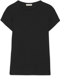 Rag & Bone The Tee Cotton Jersey T Shirt Black