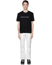 MSGM What Do You Feel Cotton Jersey T Shirt