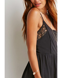 Forever 21 Lace Paneled Cami Dress