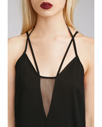 Forever 21 Mesh Paneled Cami Dress