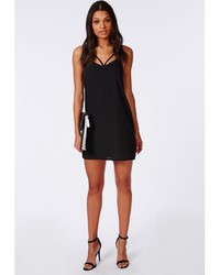 Missguided Strappy Cami Dress Black