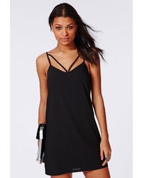 Missguided Strappy Cami Dress Black