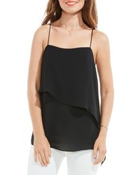 Vince Camuto Asymmetrical Overlay Camisole