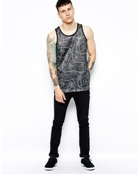 Crooks & Castles Basketball Tank With Chainleaf