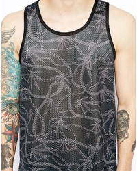 Crooks & Castles Basketball Tank With Chainleaf