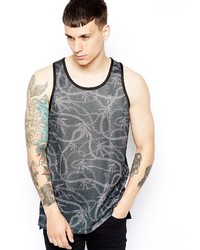 Crooks & Castles Basketball Tank With Chainleaf