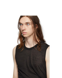 Rick Owens Black Basic Tank Top