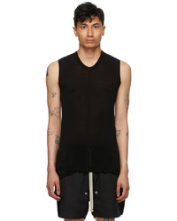 Rick Owens Black Basic Tank Top