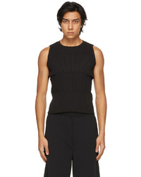 CFCL Black Fluted Tank Top