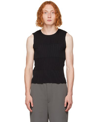 CFCL Black Fluted Tank Top