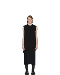 Julius Black Loop Sleeveless T Shirt