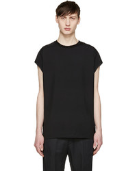 Lanvin Black Sleeveless T Shirt