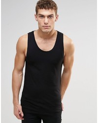 Asos Brand Extreme Muscle Tank In Black