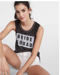 Express Bride Squad Crew Neck Muscle Tank