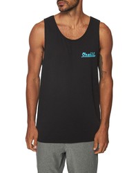 O'Neill Bright Side Cotton Graphic Tank In Black At Nordstrom
