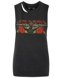 Topshop By And Finally Guns Roses Slash Tank