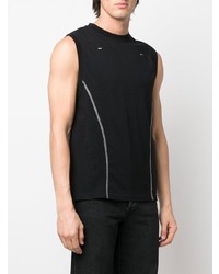 Heliot Emil Contrasting Stitch Detail Tank Top