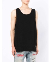 FIVE CM Cotton Logo Patch Vest Top