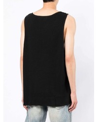 FIVE CM Cotton Logo Patch Vest Top