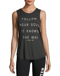 Spiritual Gangster Follow Your Soul Athletic Muscle Tank