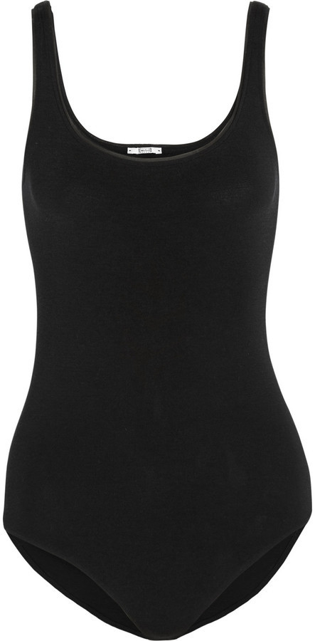 Wolford Jamaika Stretch Jersey Bodysuit Black, $195