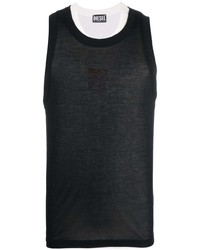Diesel Layered Effect Ribbed Tank Top