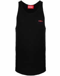 032c Logo Embroidered Ribbed Tank Top