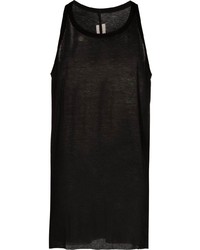 Rick Owens Longline Cotton Tank Top