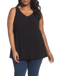 Sejour Plus Size Highlow Tunic Tank